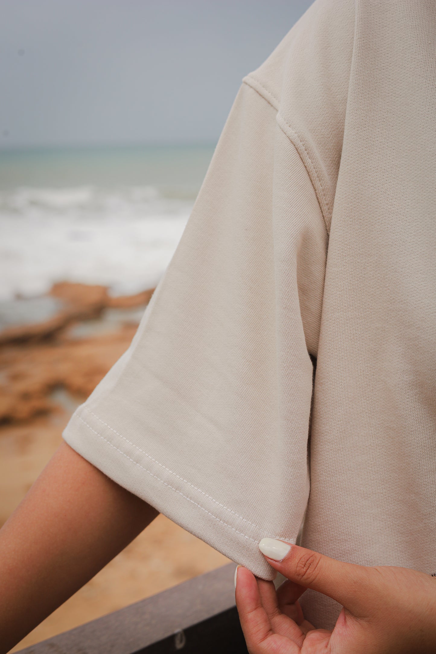 The Minimal T-shirt (Unisex) - Beige