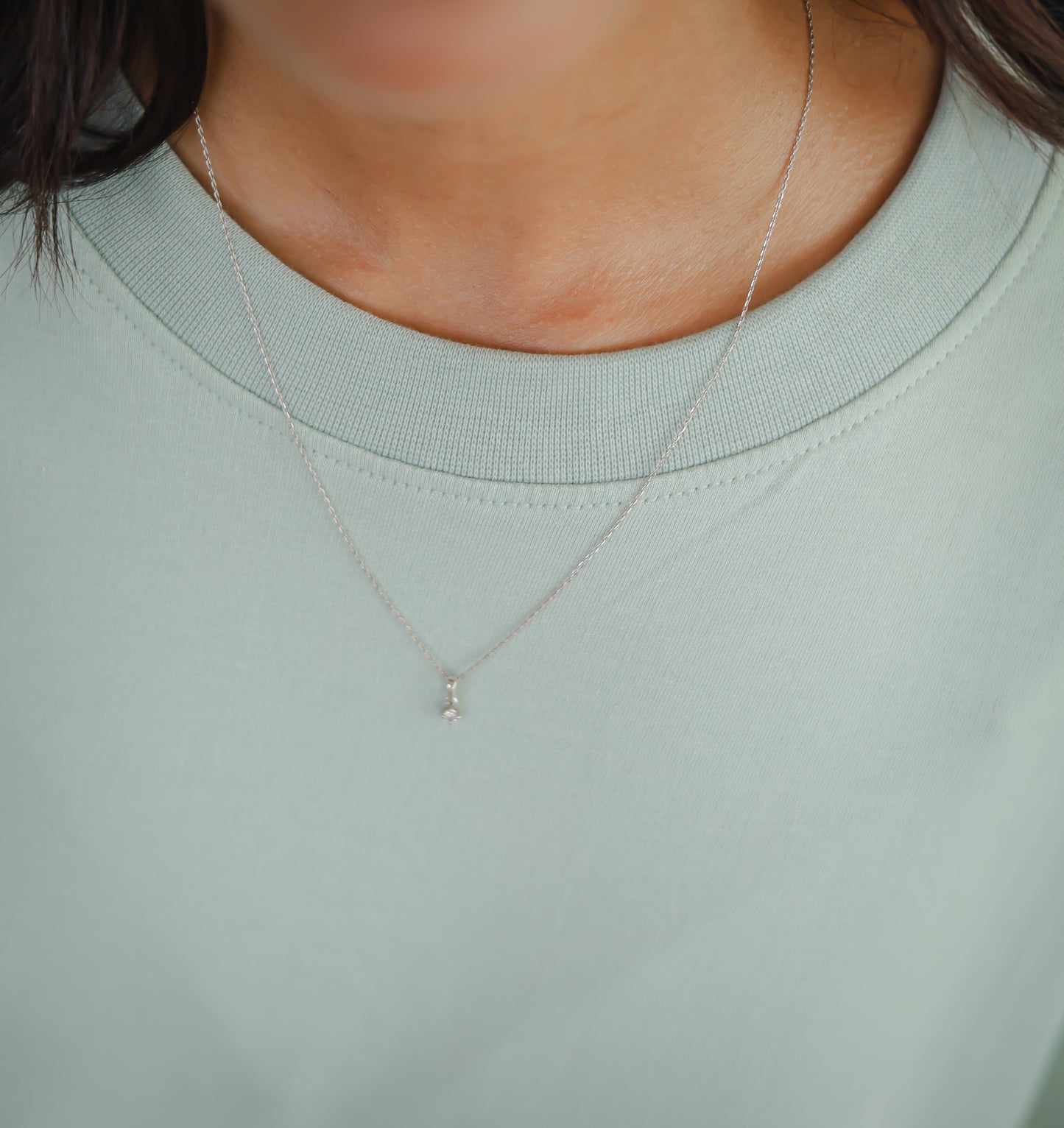 The Minimal T-shirt (Unisex) - Pastel Green