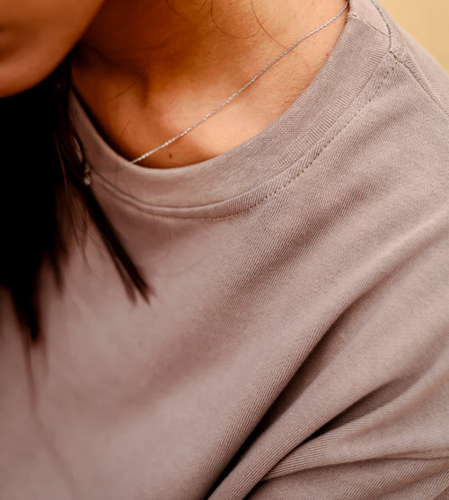 Boxy tee (Unisex) - Brown