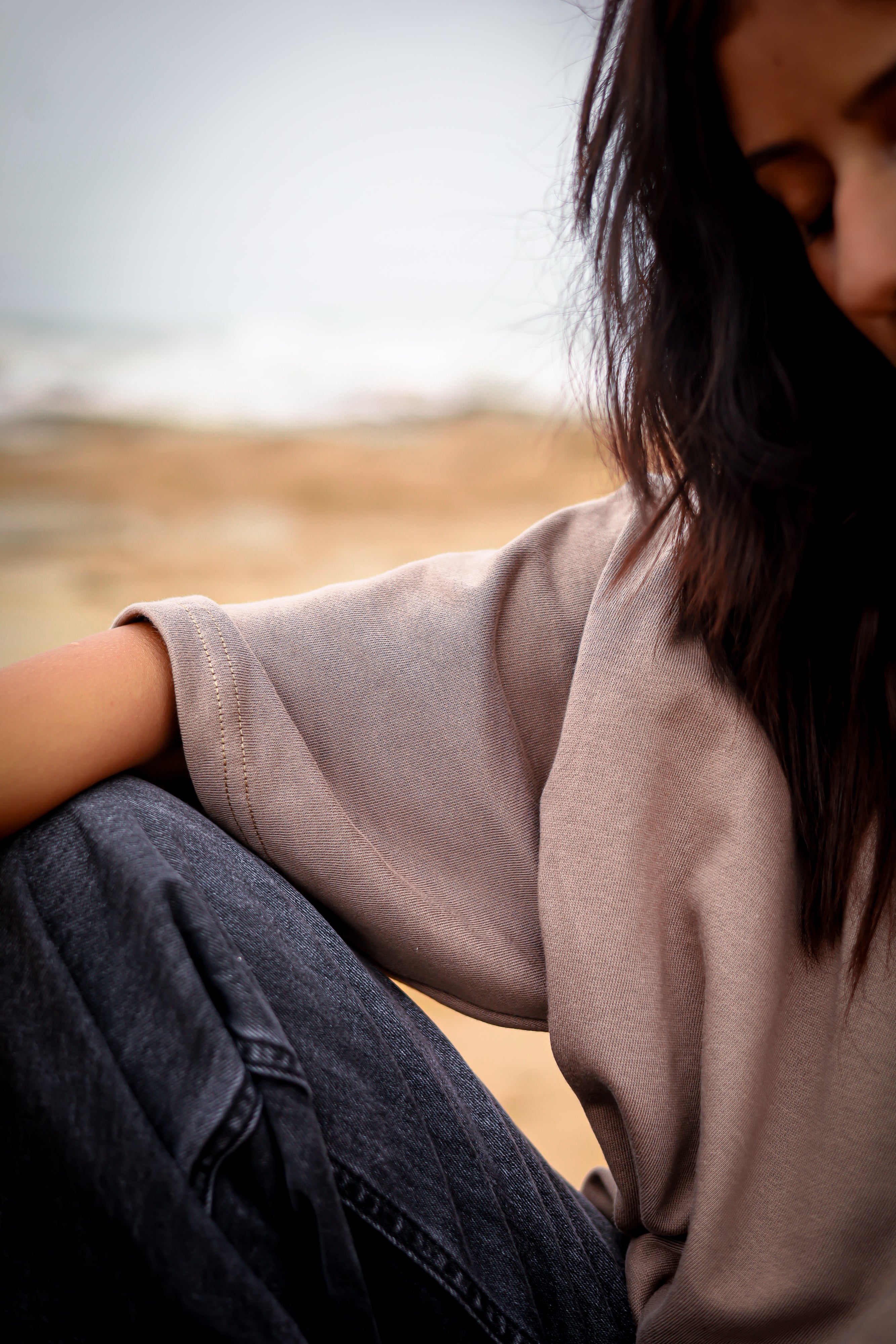 Boxy tee (Unisex) - Brown